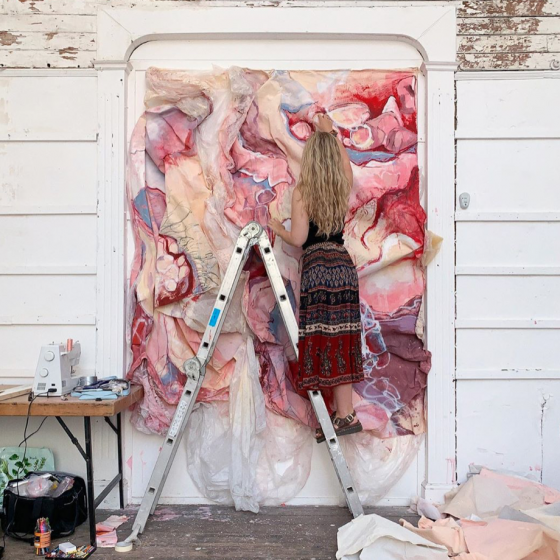 In the studio with 2020 Falmouth graduate Emily Clarke (from the archive)