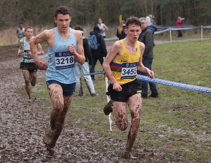 Thomas Keen and Rory Leonard battling. Rory Leonard.