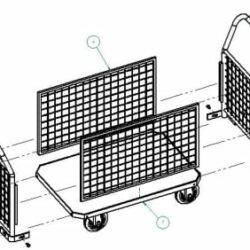 PLATAFORMA DE MALHA 910x610 ND