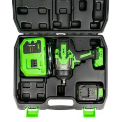 PISTOLA DE IMPACTO BRUSHLESS A BATERIA 12 COM MALETA JBM