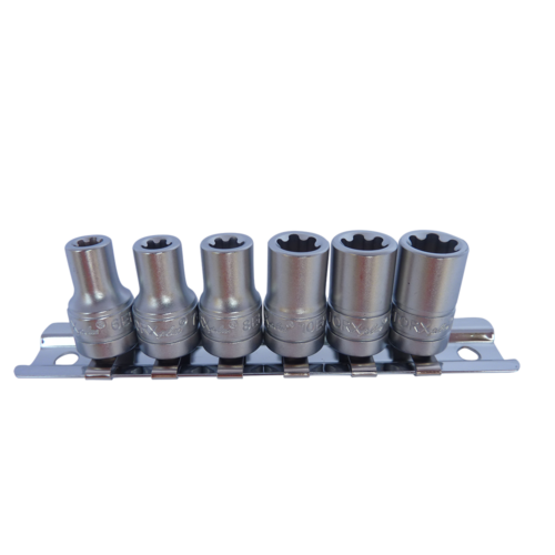 JOGO DE CHAVES TORX PLUS 1/4" 6 PÇS TOOLHUB
