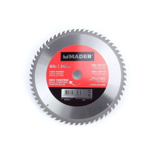 DISCO CORTE MADEIRA 315 60D MADER