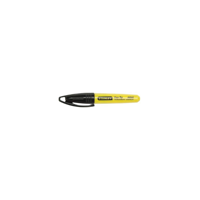 Mini Marcador Ponta Fina Preto STANLEY Pack 72 Unidades