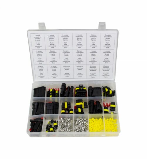 CONECTORES PROVA DE ÁGUA AUTO 424PCS KROFTOOLS