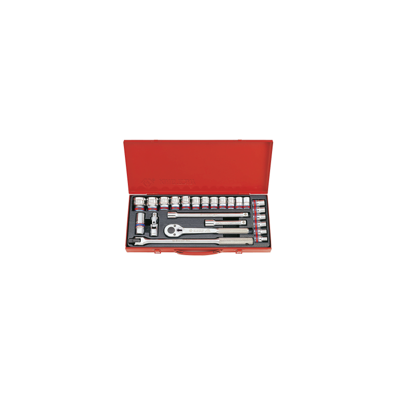 Jogo de Chaves de Caixa KING TONY 4032SR 1/2" 24 Peças