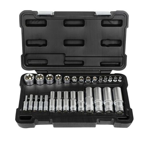 CONJUNTO 28 CHAVES TORX CURTOS E LONGOS JBM