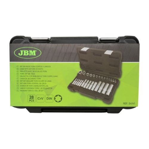 CONJUNTO 28 CHAVES TORX CURTOS E LONGOS JBM (4)