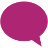 Purple speech bubble