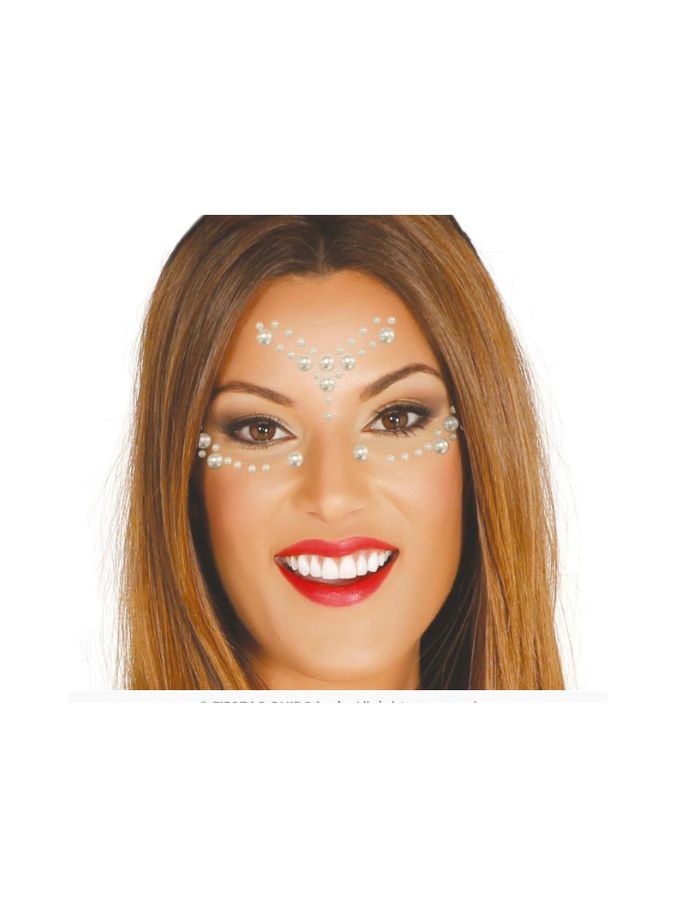 Face Jewels Clear Dots