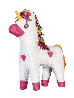 Pinata - Unicorn White + Heart