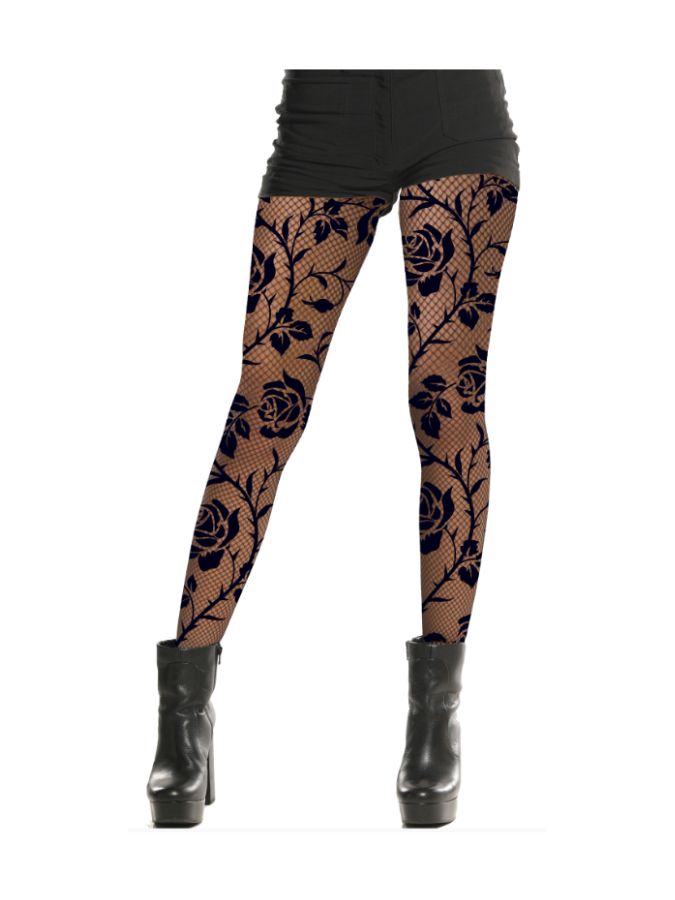 Tights Black+Roses