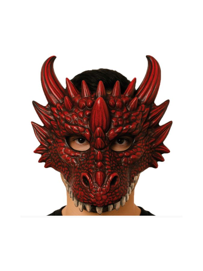 Dragon Devil Mask Red