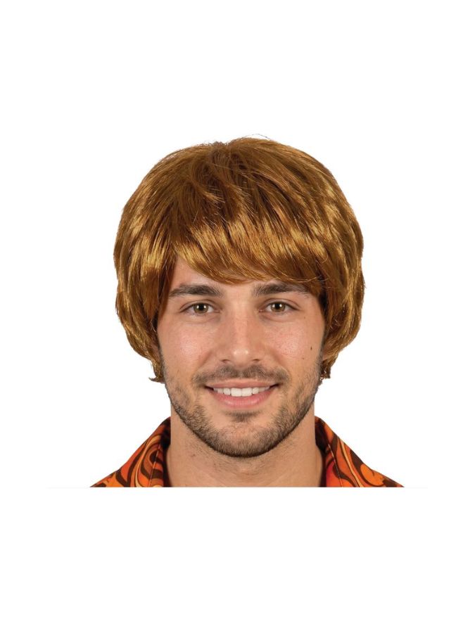 Brown Light Mens Wig