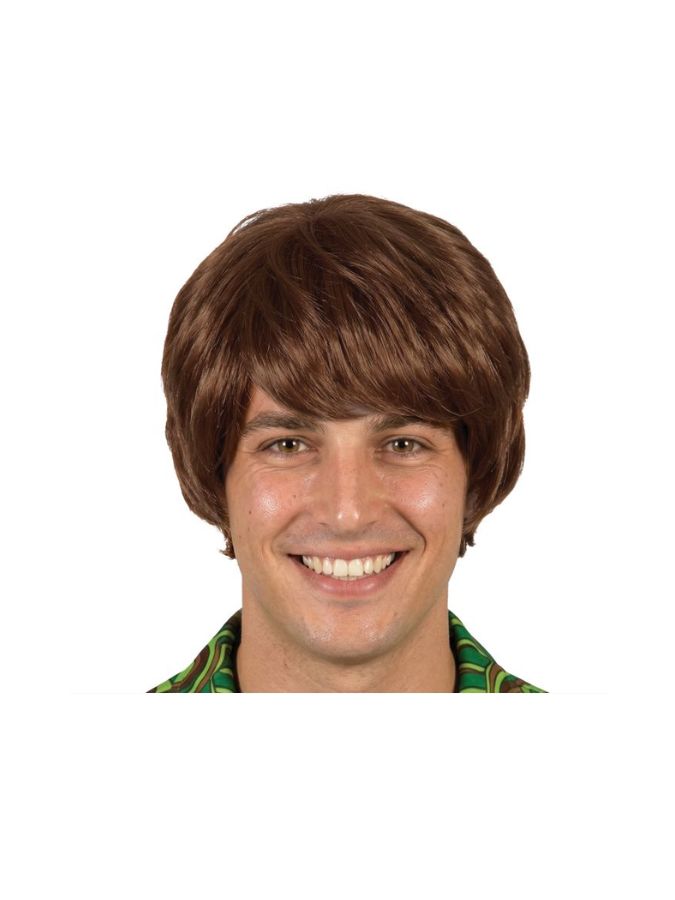 Brown Dark Mens Wig