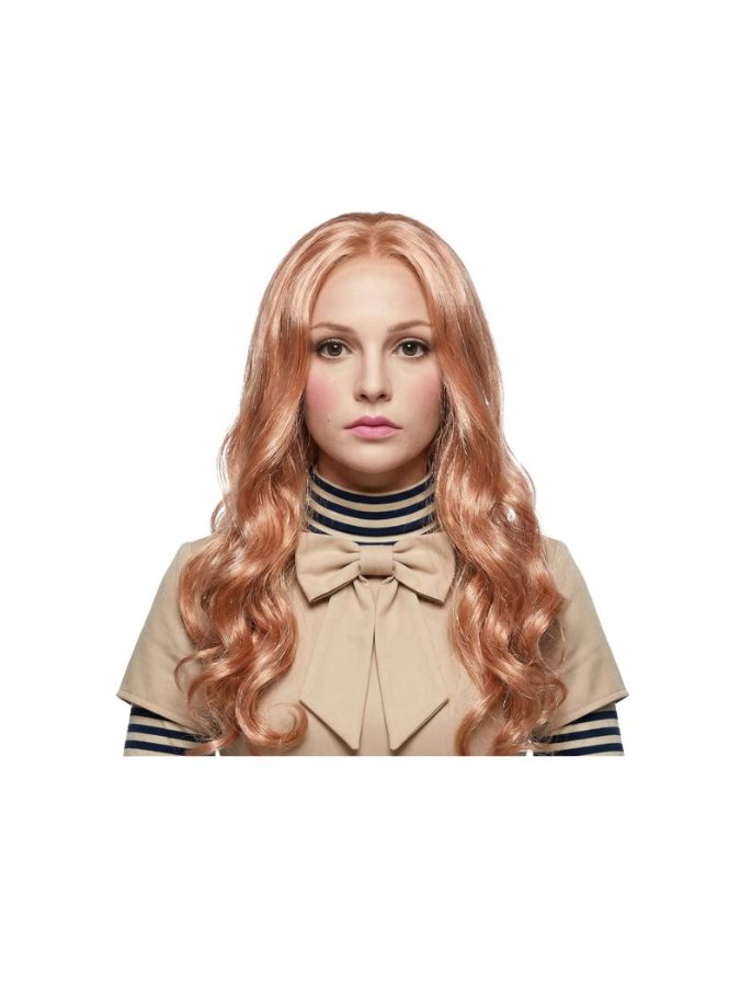 Strawberry Blonde Long Curly
