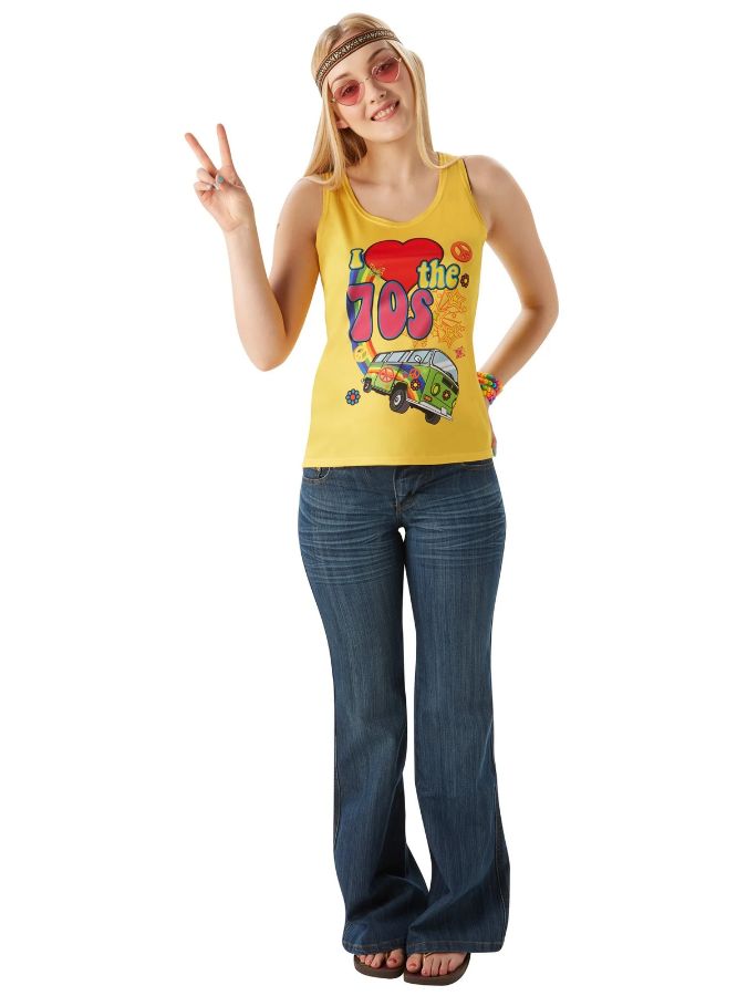 I Love The 70s Vest Top