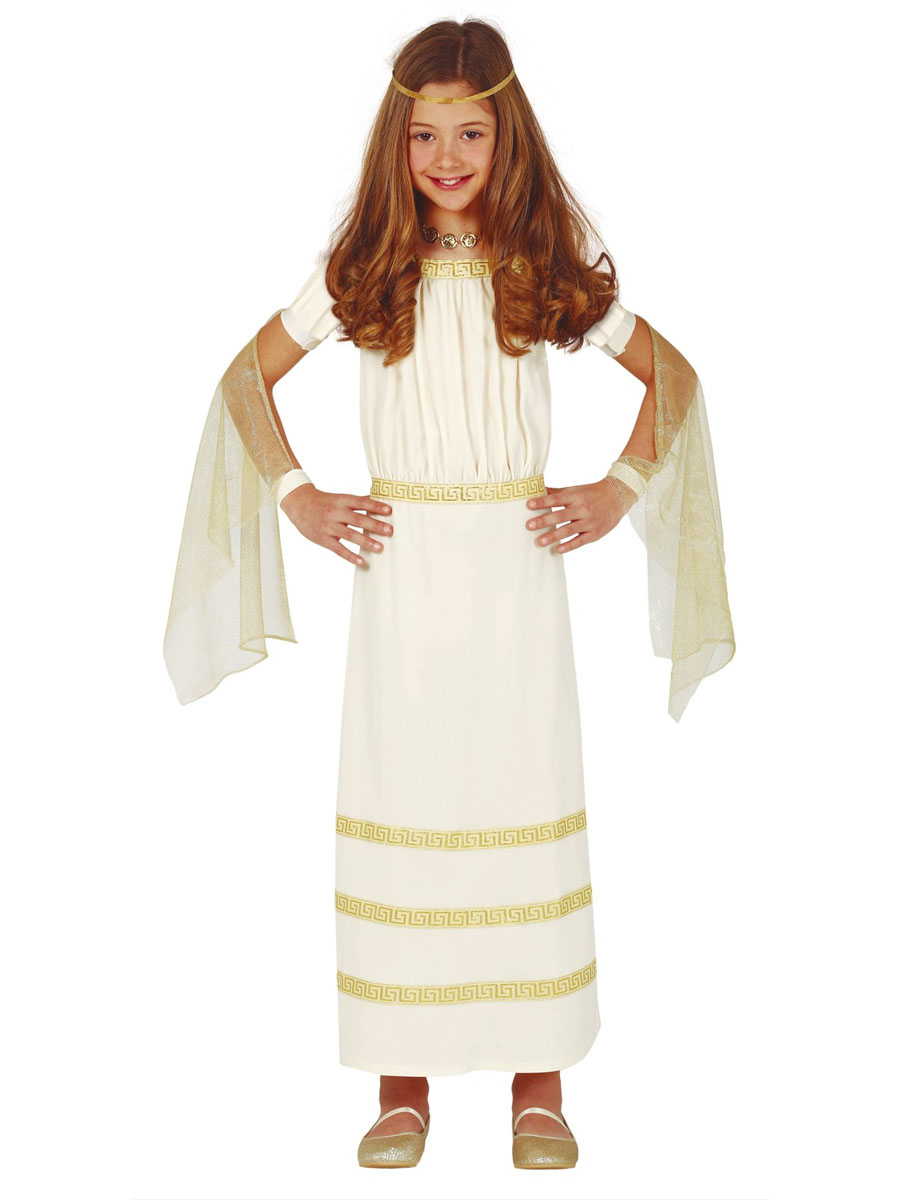 Roman/Greek Girl White/Gold