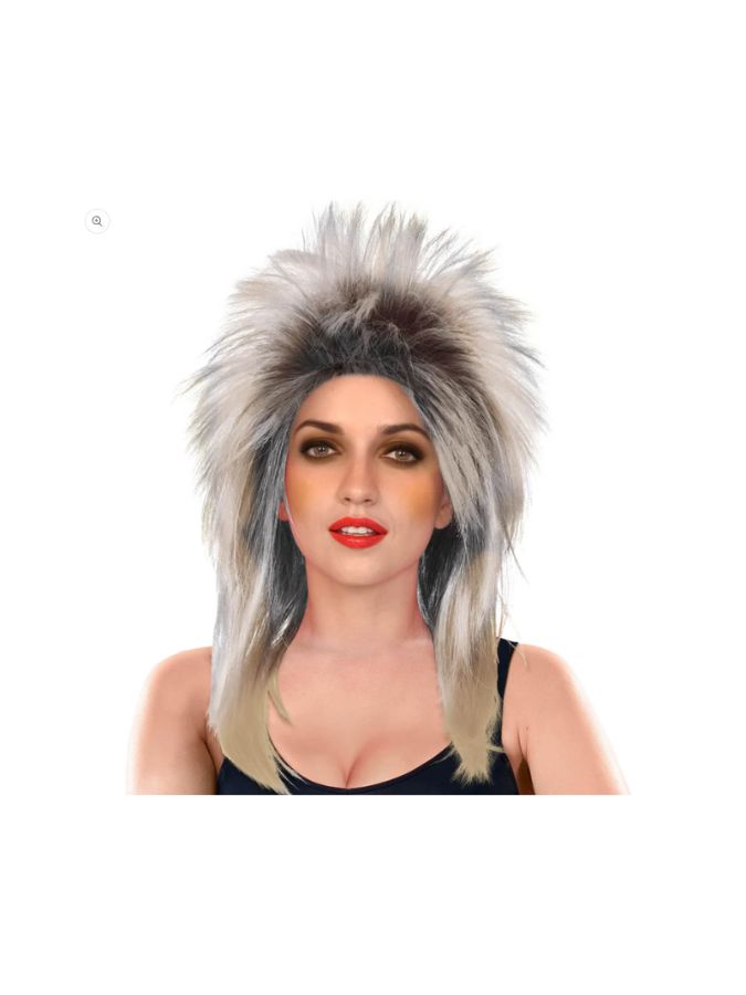 Black/Blonde Punk/Tina Wig