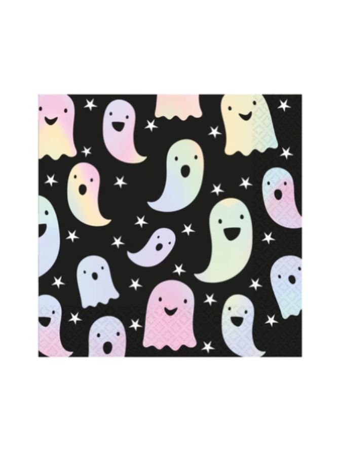 Ghost Holographic Napkins 6pk
