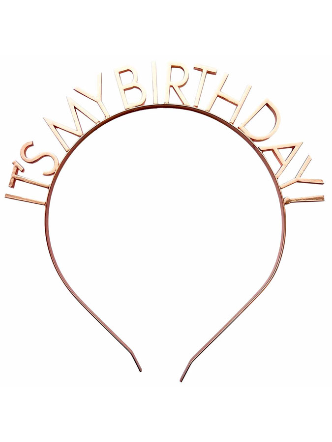 Tiara "It's My Birthday" Metal