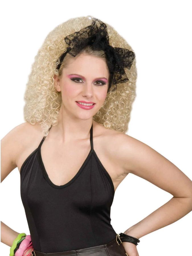 Lace Hair Scarf Black