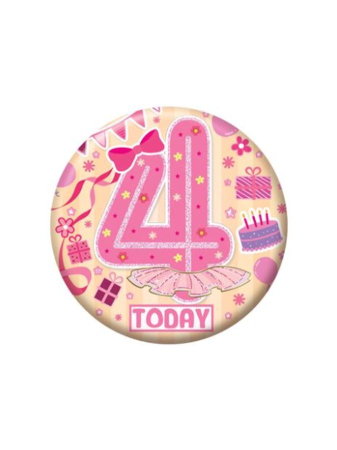 Badge Small 04 Girl 6cm