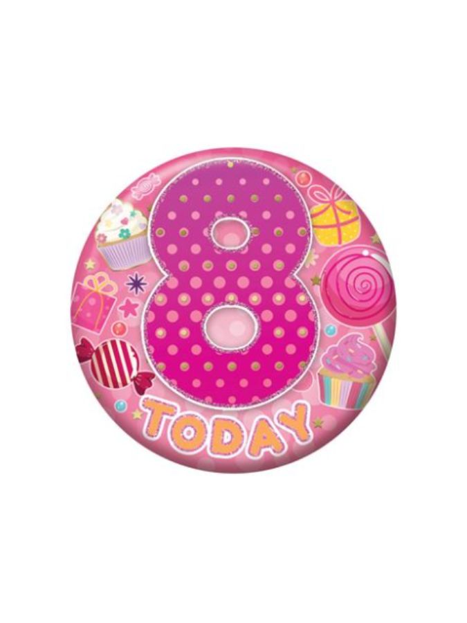 Badge Small 08 Girl 6cm