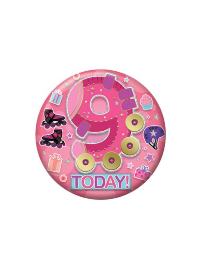 Badge Small 09 Girl 6cm