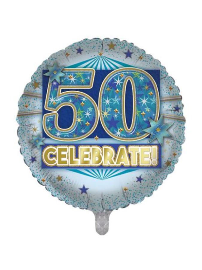 50th Celebrate Blue 18