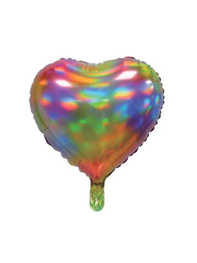 Heart Rainbow Iridescent 18