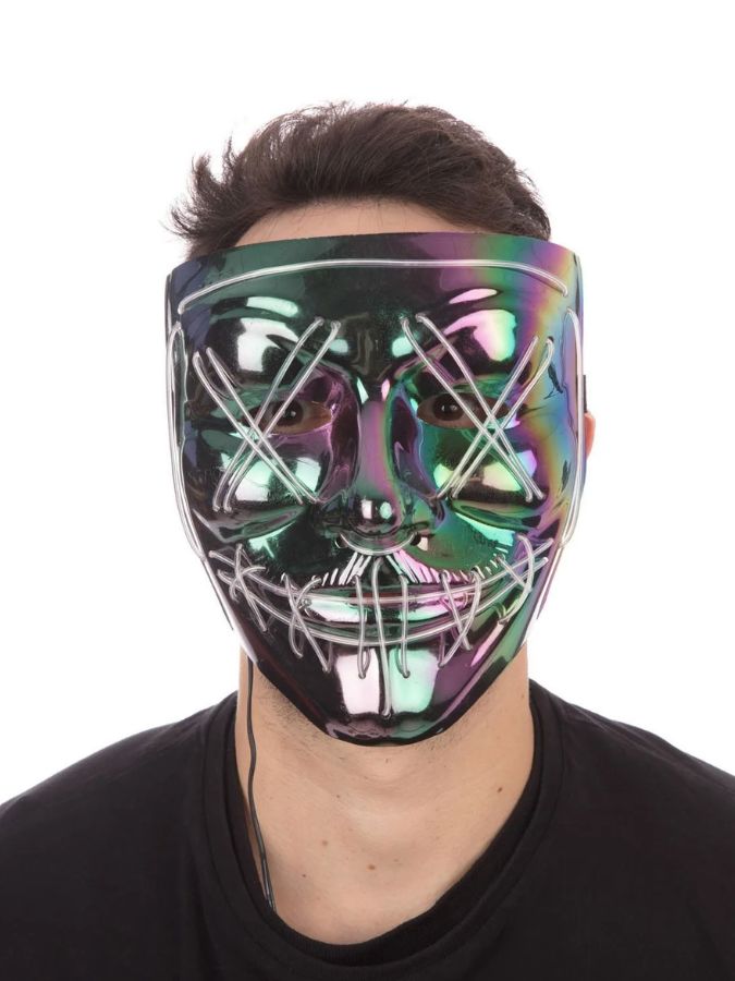 Anarchy Full Face Shiny Mask