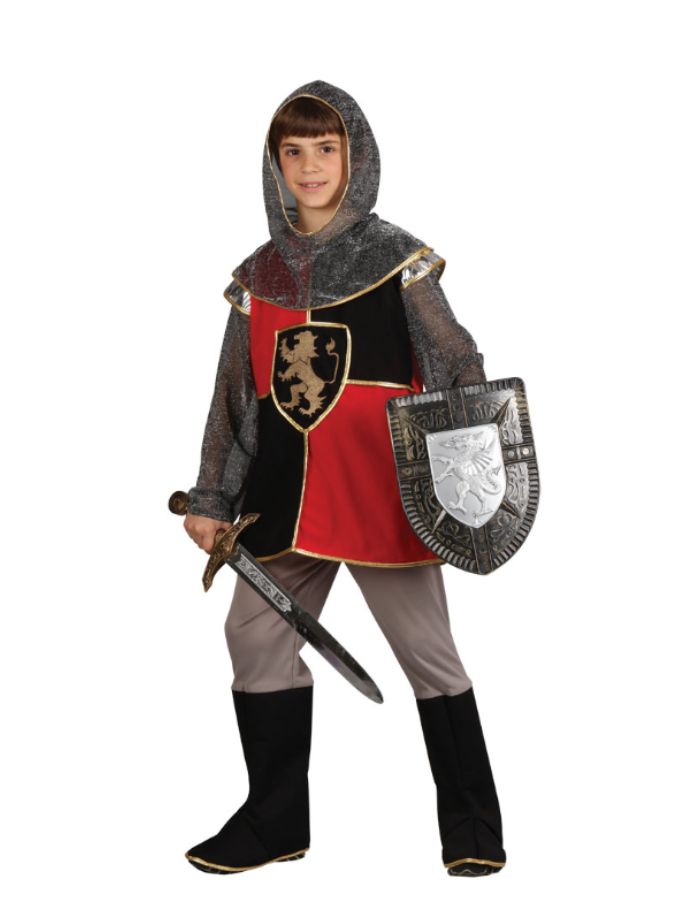 Knight Black/Red + Lion Shield
