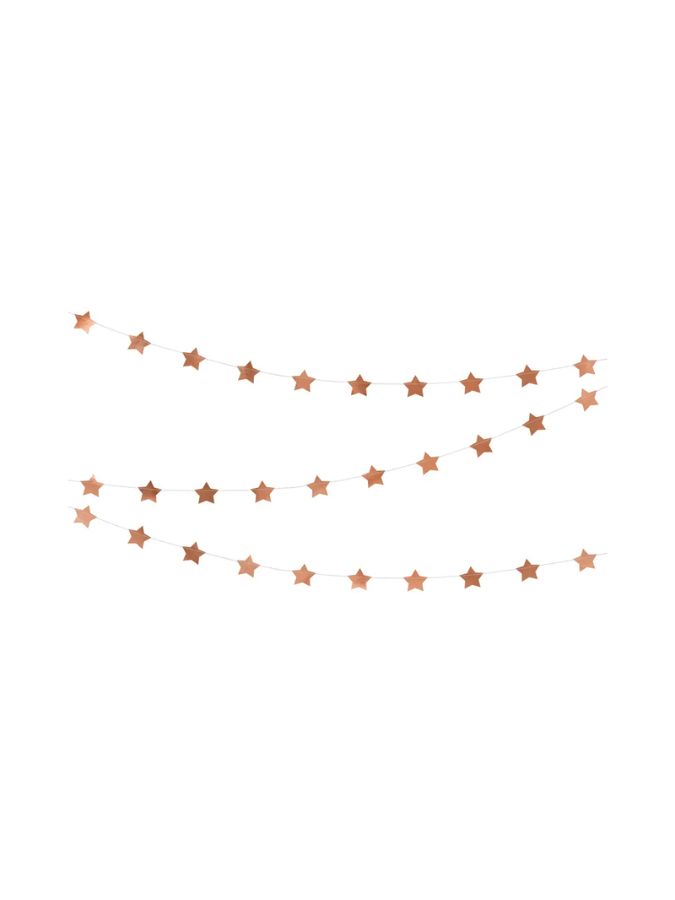 Star Garland Rose Gold 3.6m