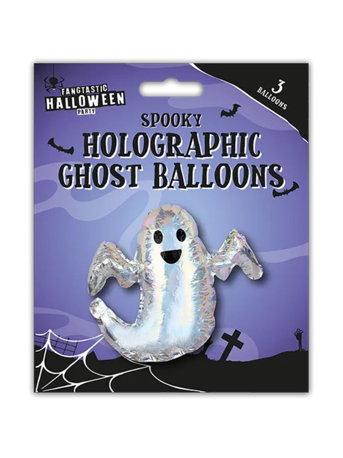 Ghost Foil Balloon Holographic