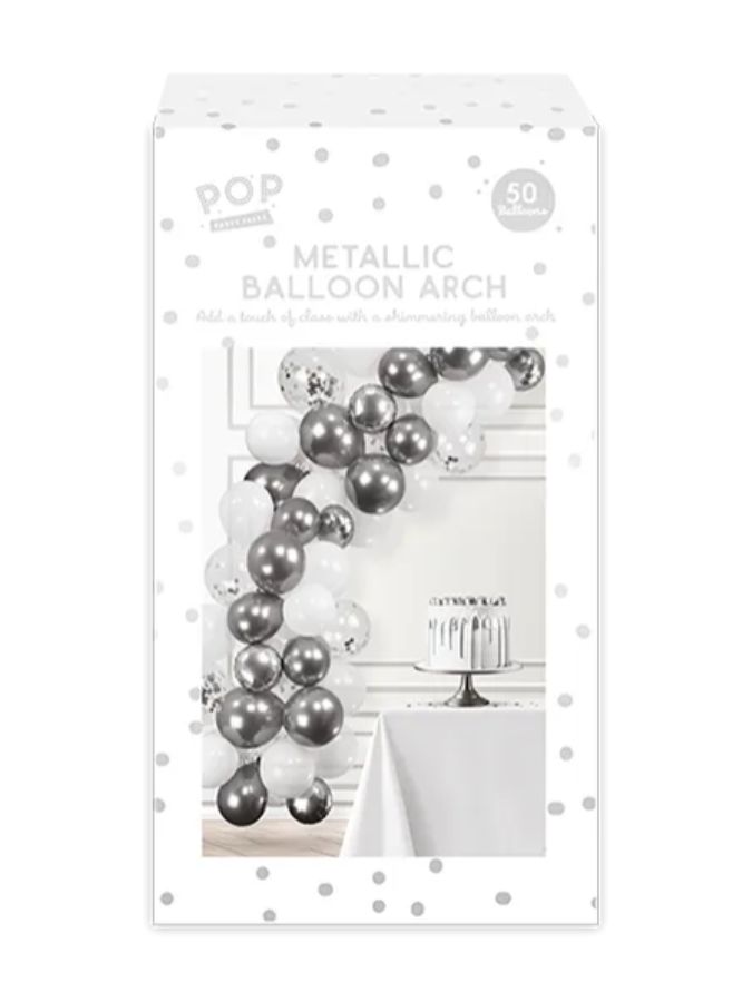 Balloon Arch Kit Silver 
