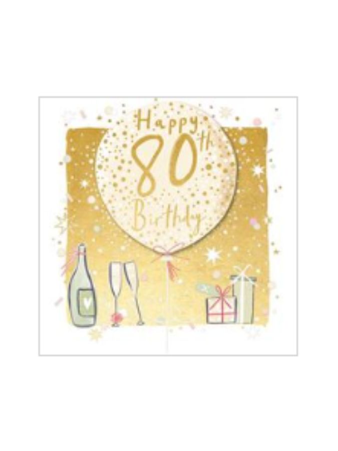 80th Bday Pearl Balloon