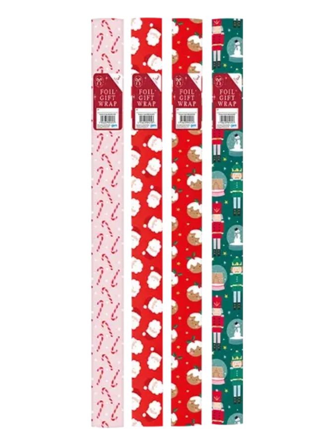 Xmas Gift Wrap Kids Asstd