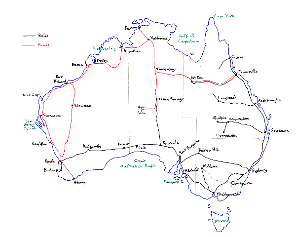 Aus Map