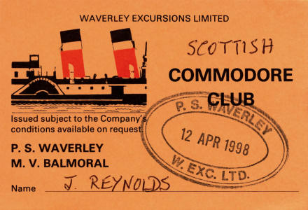 Commodore Ticket