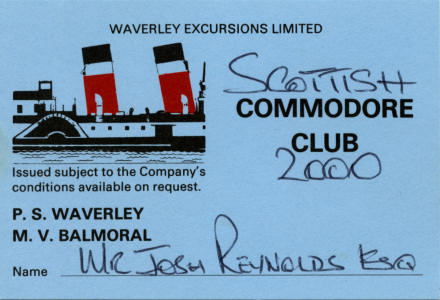 Commodore Ticket