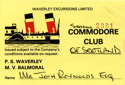 Commodore Ticket
