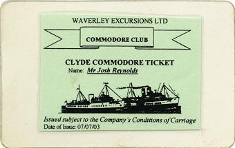 Commodore Ticket